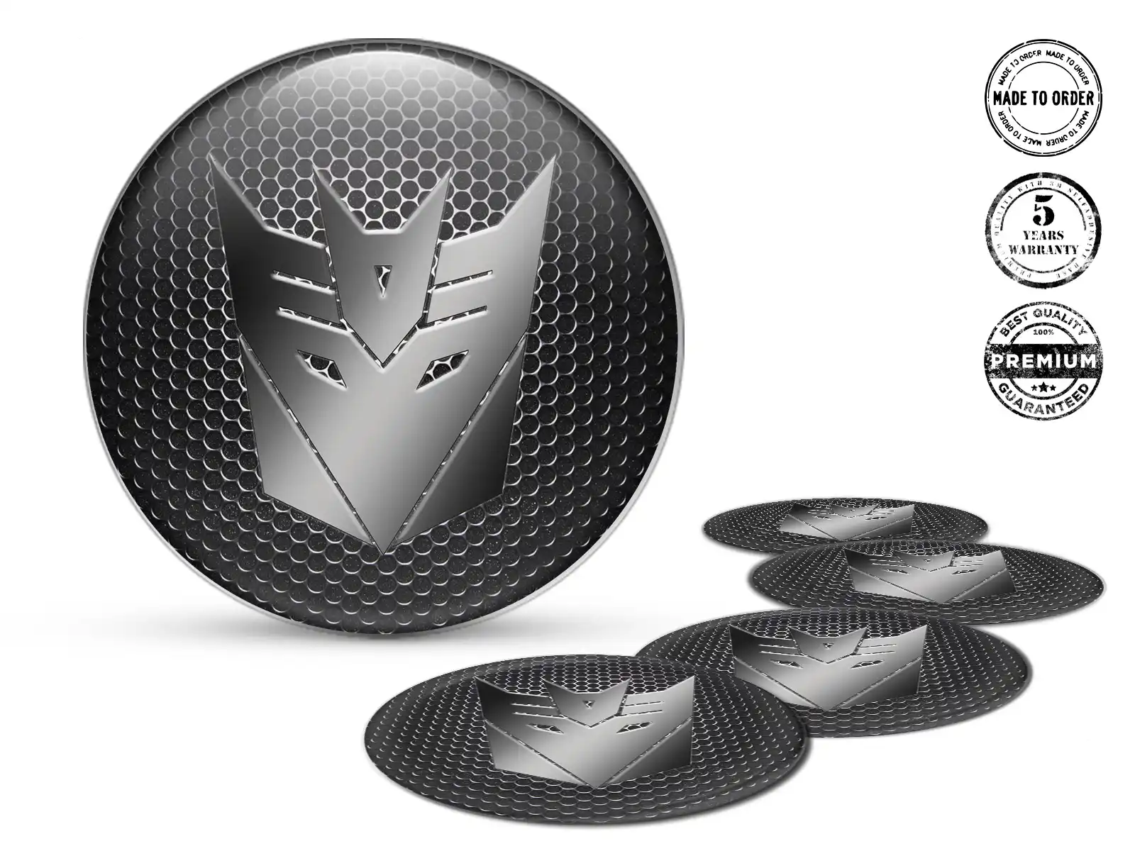 Wheel Badge Design Drift Style Domed Decal